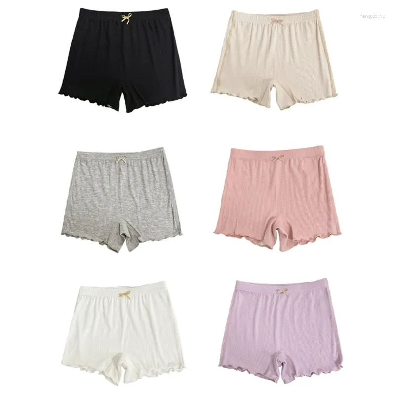 Shorts L5YF Child Girl Safety Pants Ruffle Boxers Underwear Soft Underpants