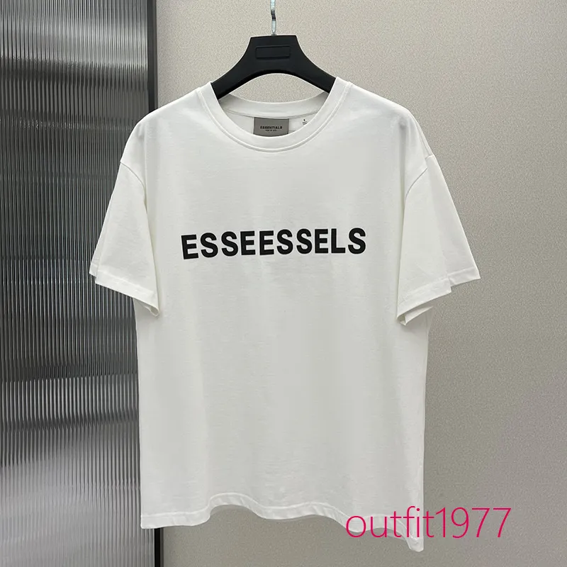 EssentialSthirt Mens Designer T-shirt pour l'homme Tshirts Femmes Shirts 100% Cotton Street Hip Hop Short Outfit1977 Shirt Women T-shirts