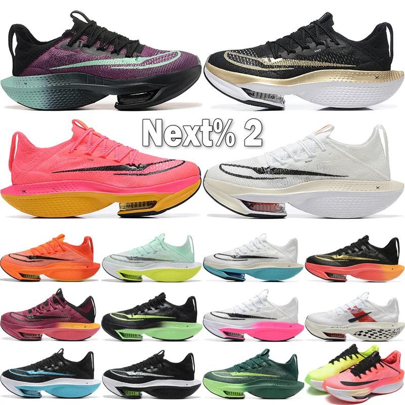 Top tricot Next% 2 hommes Femmes Chaussures de course 2024 concepteurs Trainers Prototype Total Orange Hyper Pink Lime Blast Mint Foam Outdoor Sneakers Taille 36-45