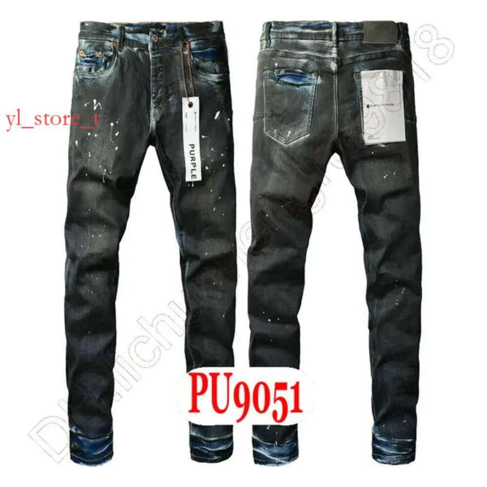 Lila Jeans Denimhose Herren Jeans Designer Männer Schwarze Ksubi Jeans High-End-Qualität Gerade Design Retro Streetwear Casual Jogginghose 6942