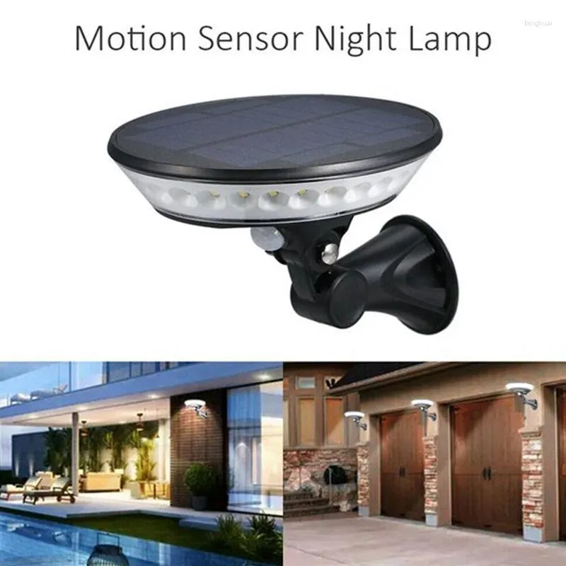 Lampe à paroi lumière solaire IP65 Jardin imperméable Luminal 3 types de modes d'induction avec pièces d'installation