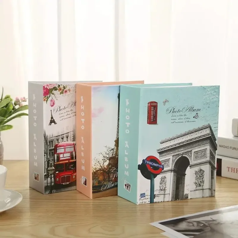 100 feuilles poches photo album album Scrapbook Interstitial Photos Book Case Kid Album Storage Family Wedding Memory Gift