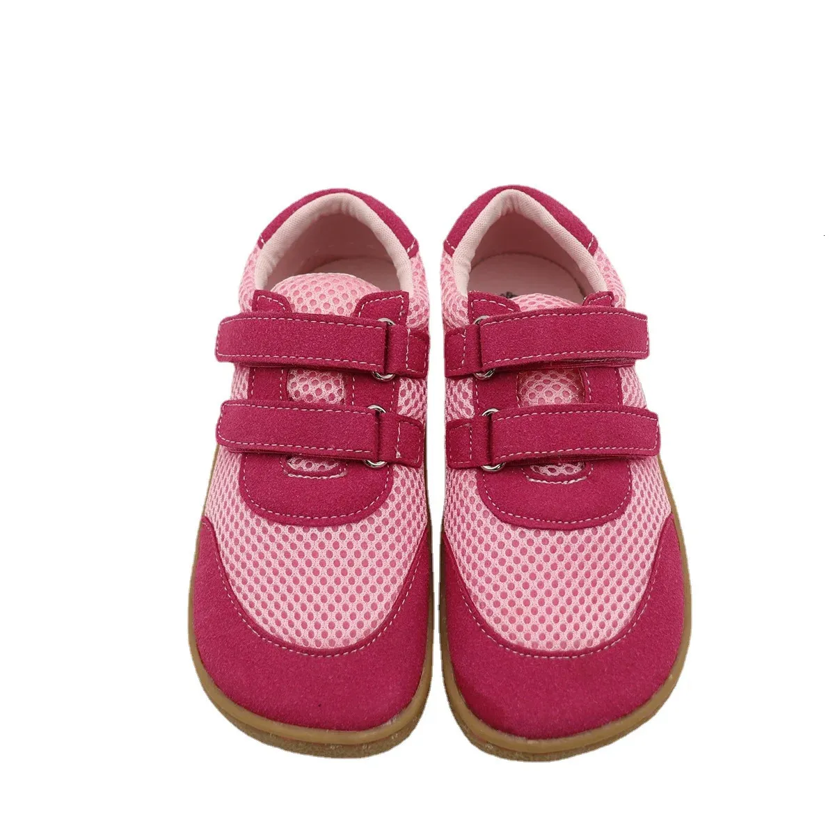 Tipesoes Top Marka 2024 Bahar Minimalist Nefes Alabilir Spor Koşu Ayakkabıları Kızlar ve Erkek Çocuklar Çıplak Ayak Ayak Sporzeni 240429