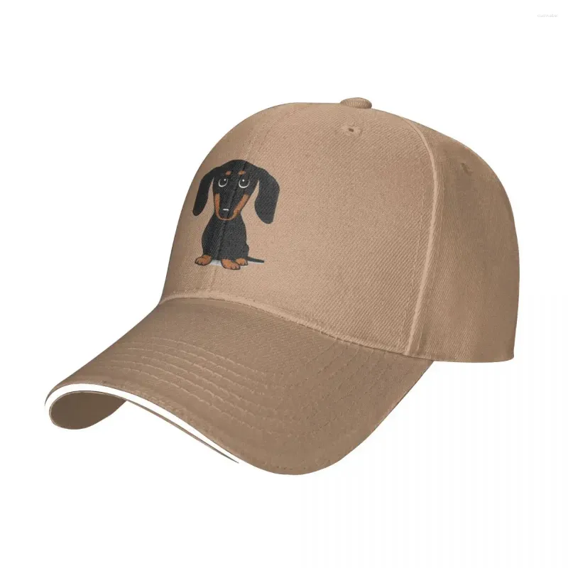 Caps Ball Caps Dachshund Baseball Cap Cartoon Dog Streetwear Trucker Hat Summer Malen Tinnis Design Design