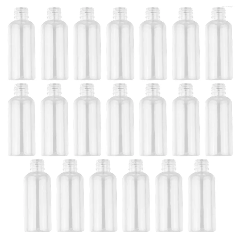 Bottiglie di stoccaggio pigmento da 60 ml di bottiglia di versante stretta spremitura a goccia in plastica trasparente campione da viaggio percorso spray