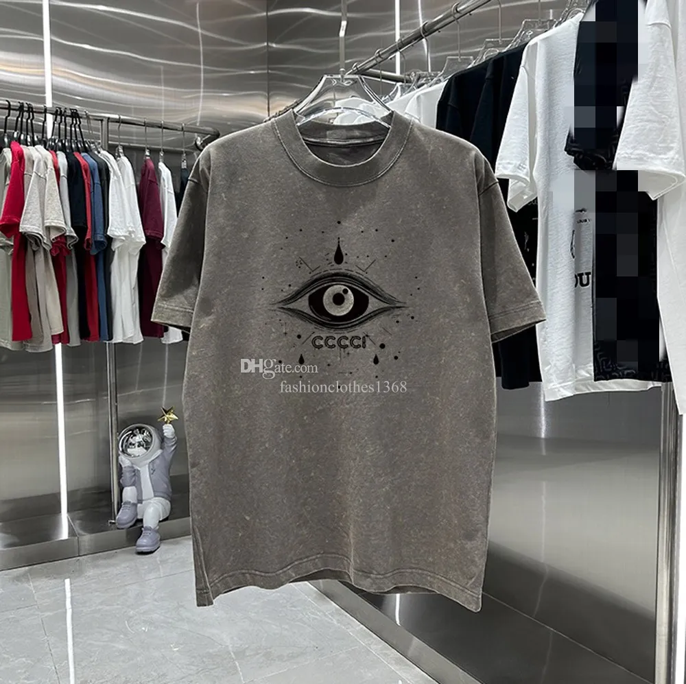 T-shirt de t-shirt pour hommes Paris T-shirt de luxe Pure Coton T-shirt Imprimé Classic Fashion T-shirt de luxe en coton décontracté à manches courtes à manches