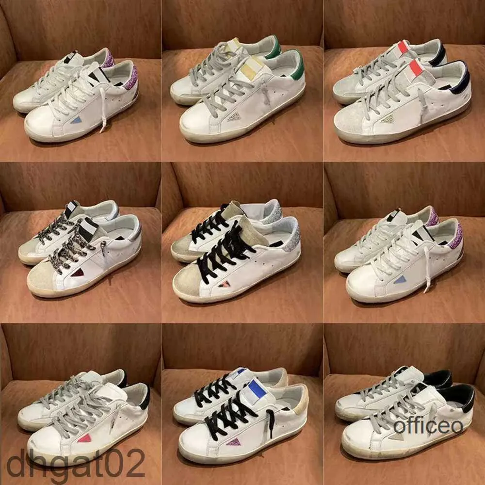 Star Super Shoes Designer Women Men Men Nowe wydanie Włochy Sneakers Classic White Do Old Dirty Casual Shoe Lace Up Woman Man Unisex 10a