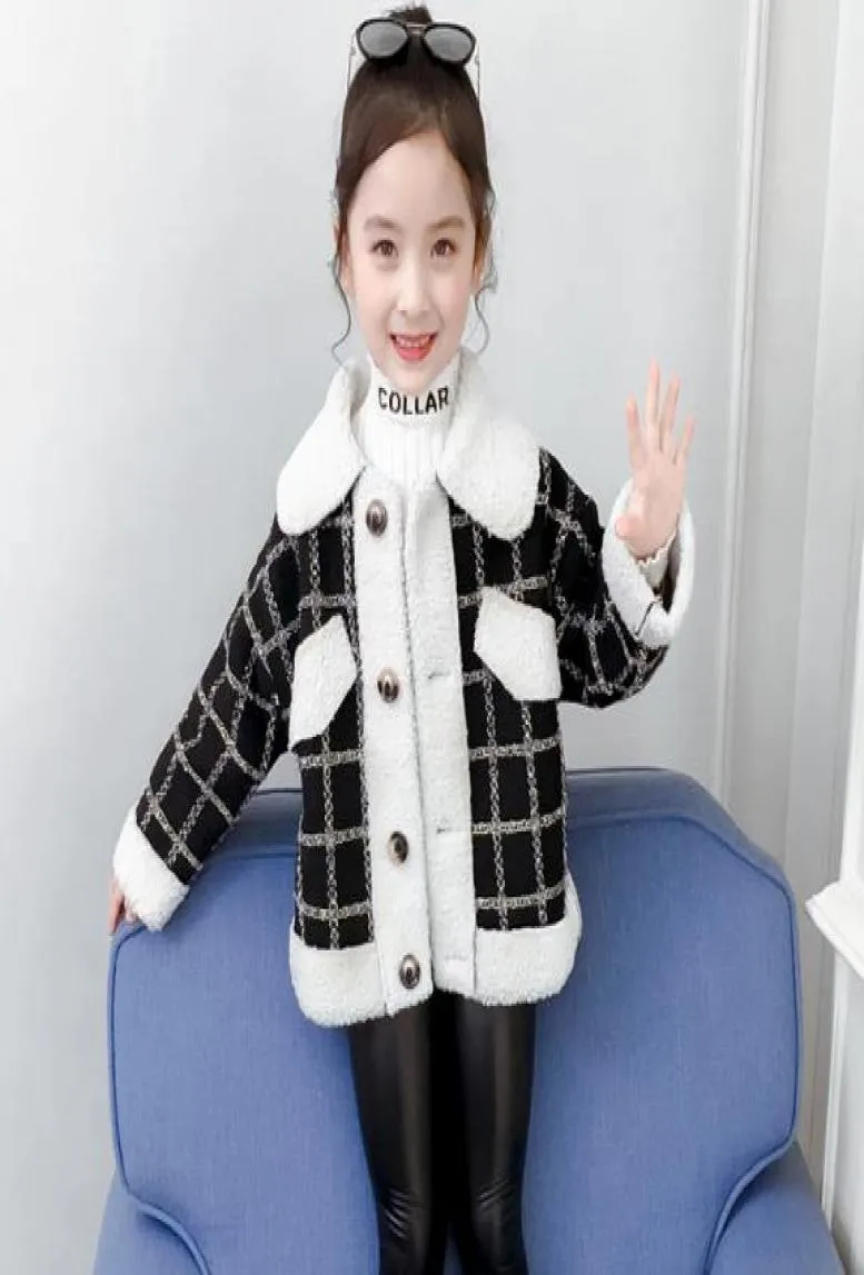 Nouvelles filles style européen américain plus veste en velours automne girl coréen girl girls épais coat vestes2991187