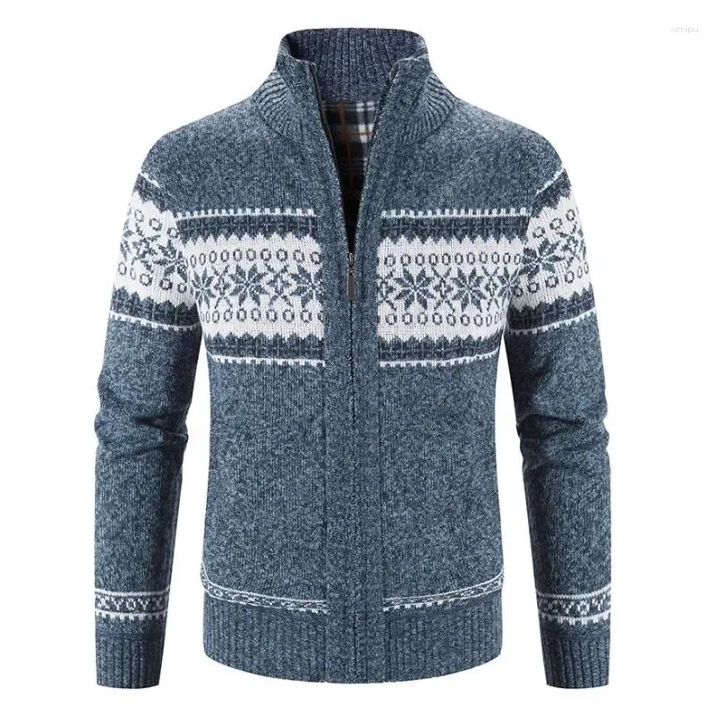 Męskie swetry płaszcz z suwakiem Kurtka biznesowa Odzież Zapip Knit Sweter SWEAT MAL MALE PROJEKT 2024 Trend Sprzedaż Tops Winter x