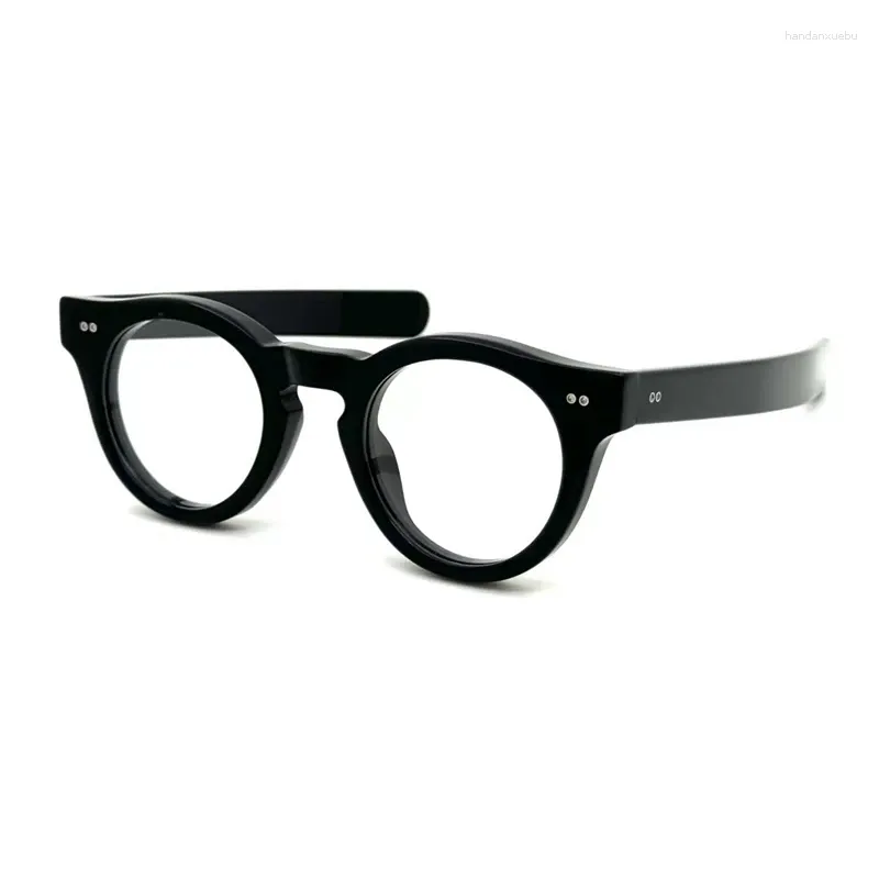 Occhiali da sole Swing in crostata Speciali occhiali ottici per unisex stilista retrò in stile anti-blu piastra piena di lenti con scatola con scatola