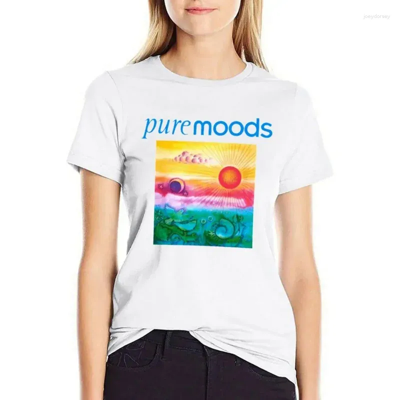 Women's Polos Pure-Moods-(Pure-90's-Nostalgia-Moods)-Classic T-shirt Hippie Clothes Female Womens Graphic T Shirts