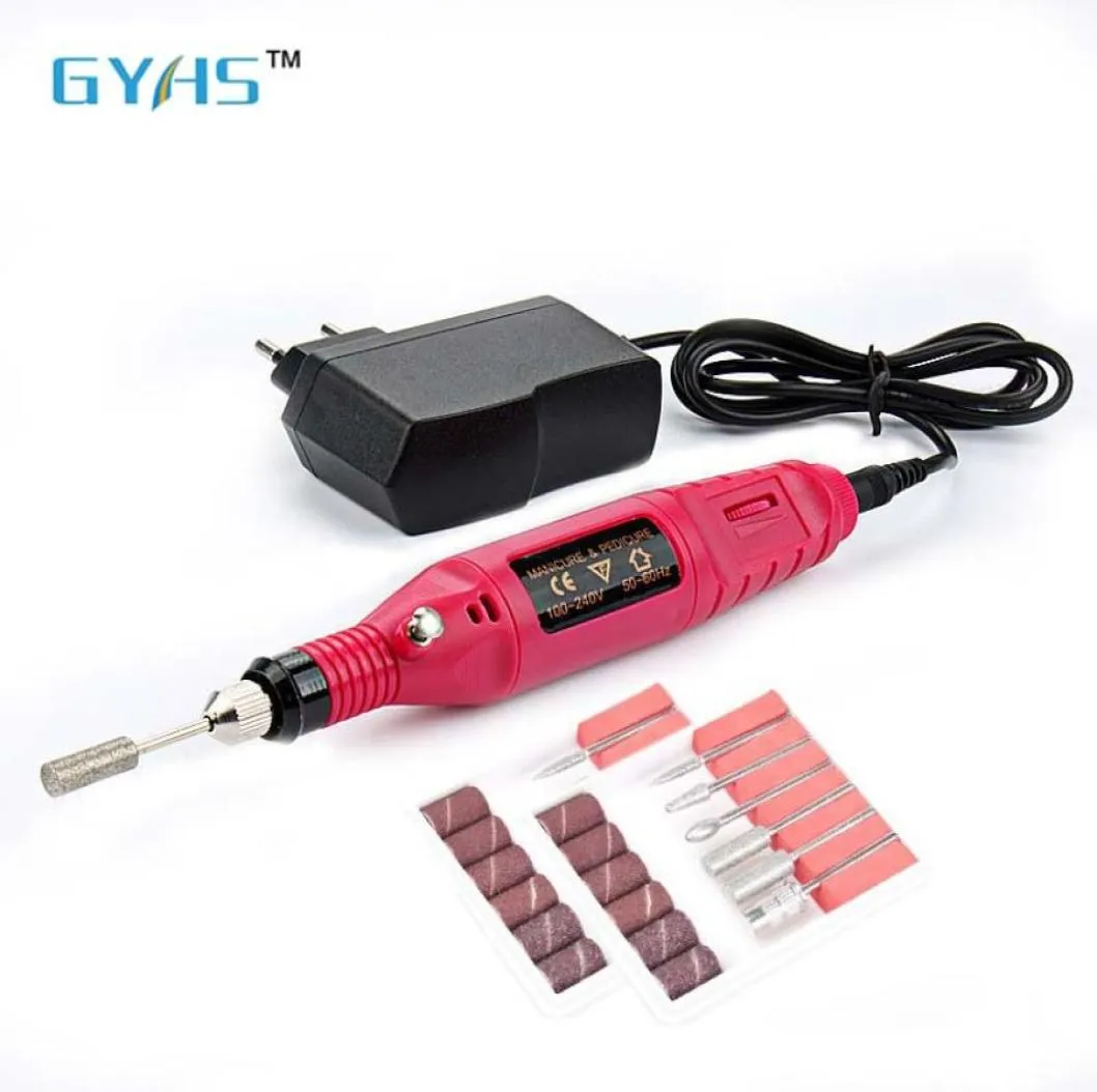 Elektronisch nagelverzorgingssysteem 6 vervangende sondes manicure pedicure nagelbuffer Bestand Tools Art Polisher Drill Pen76105333333