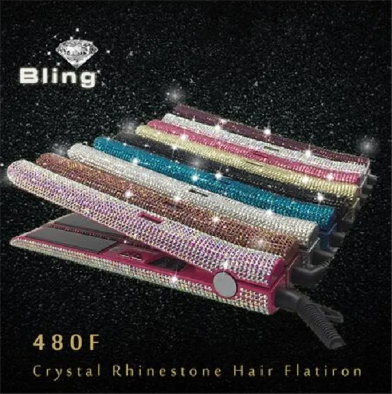 DHL 2020 Nuovo MS Glam Crystal Crystal Rhinestone Fartose per ferro da stiro Strumenti di styling4565039