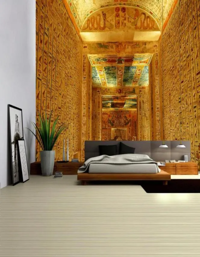 Tapestries oude Egyptische muurschildering tapijtwand farao hangende sprei matten hippie -stijl achtergrond doek huisdecor 150x100cm154812202