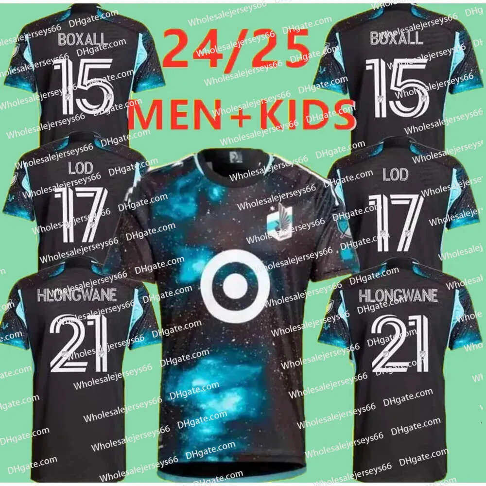 2024 2025 MLS Minnesota United F C Soccer Jerseys Home Away Jersey 24 25 Fragapane Boxall Lod Hlongwane Football Shirts Men Kids Kit