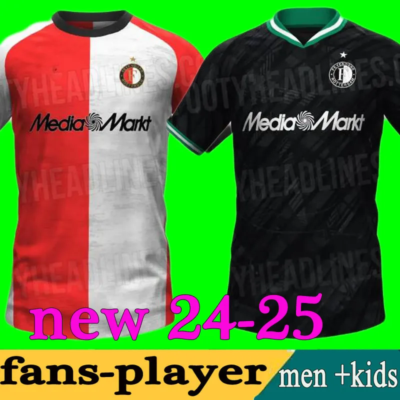 24 25 Feyenoords Kokcu Danilo Soccer Jerseys Quatrième Gimenez 2024 2025 Men Kits Kits Home Away Troisième trontin 4e Shirt Football Hartman Paixao Taabouni Timber Uniforme