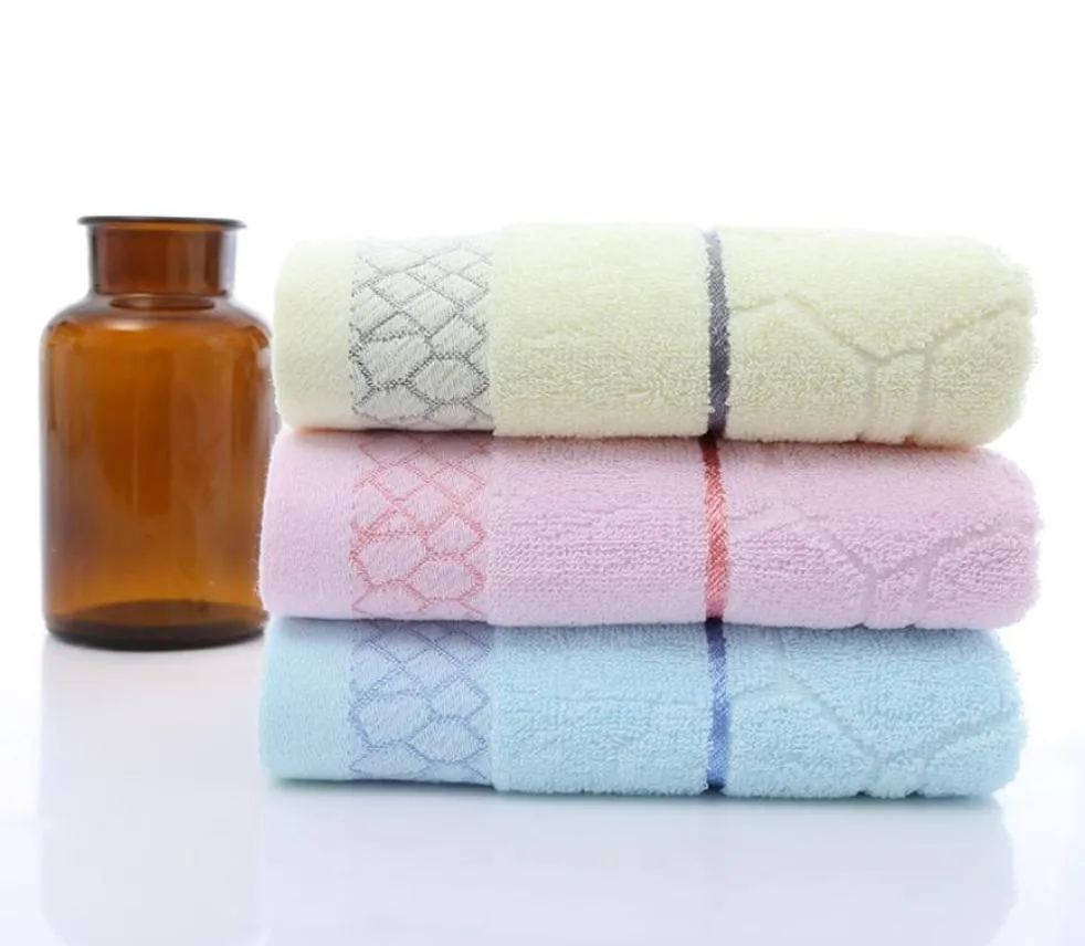 visage serviette eau cube de bain serviette coton coton givre lavage bleu crème rose rose textile sèche rapidement 8753963