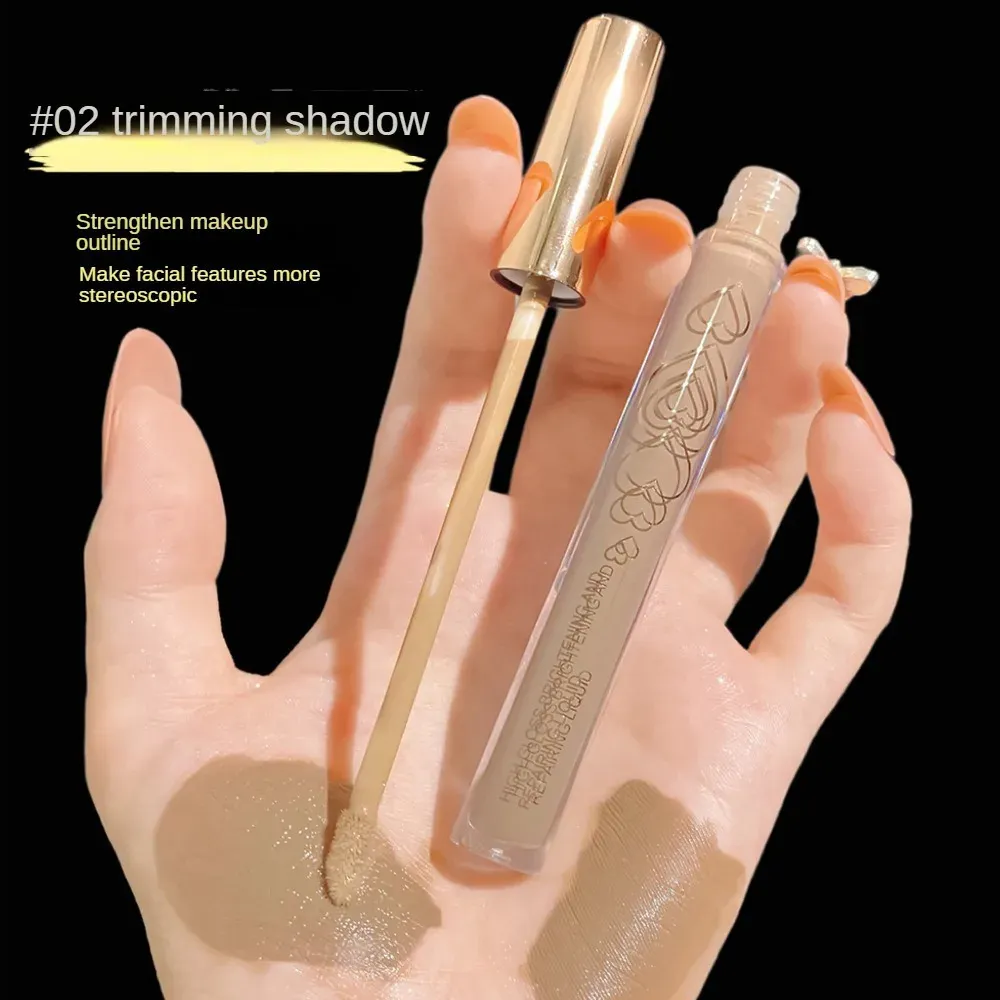 Highlighter Shadow Credies Face Face Contour Stick Cosmetics Liquid Brightening Brown Bronzer Makeup 240426