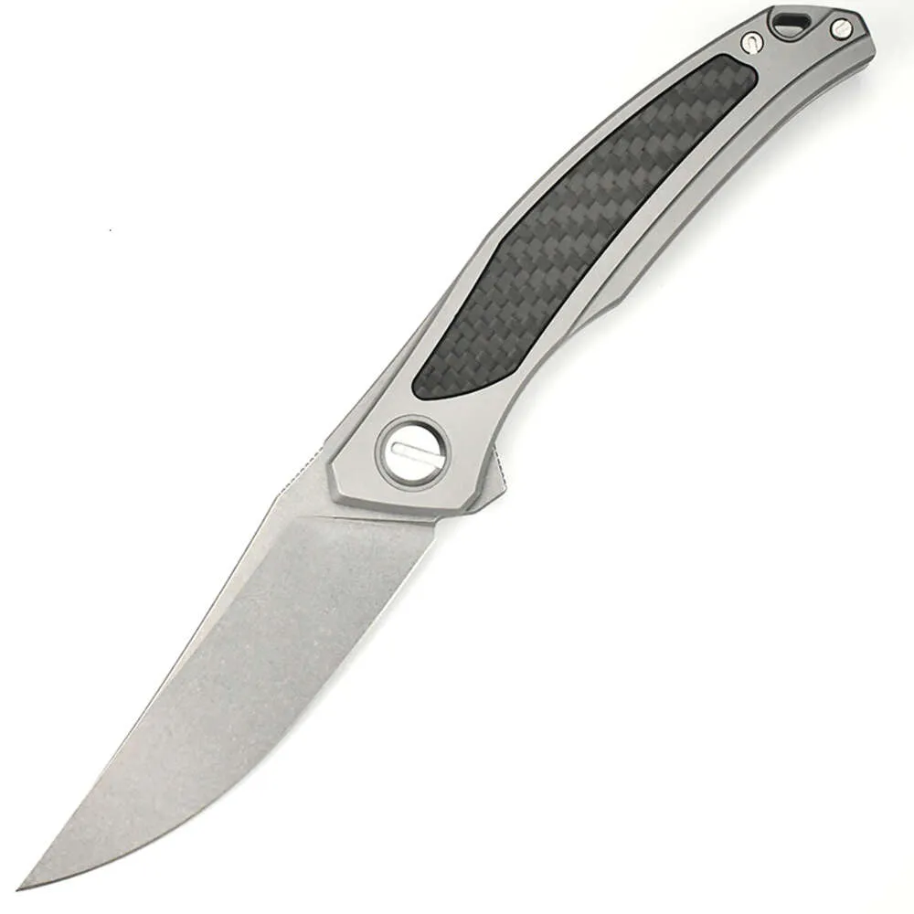 Exquisites S35VN Stahl Folding Knife Wanderfischerei Camping Jagdtasche Messer Tragbares Außentakt-Taktikmesser Outdoor