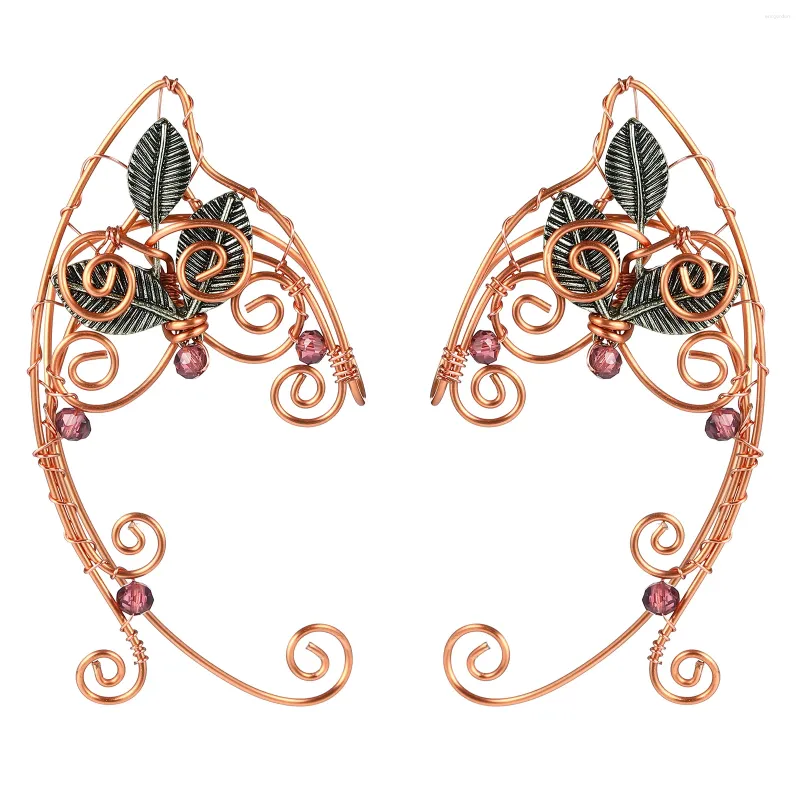 Boucles d'oreilles Clip d'oreille elfe sur les oreilles de fée accessoires pour femmes elaves pour les bijoux non perçants