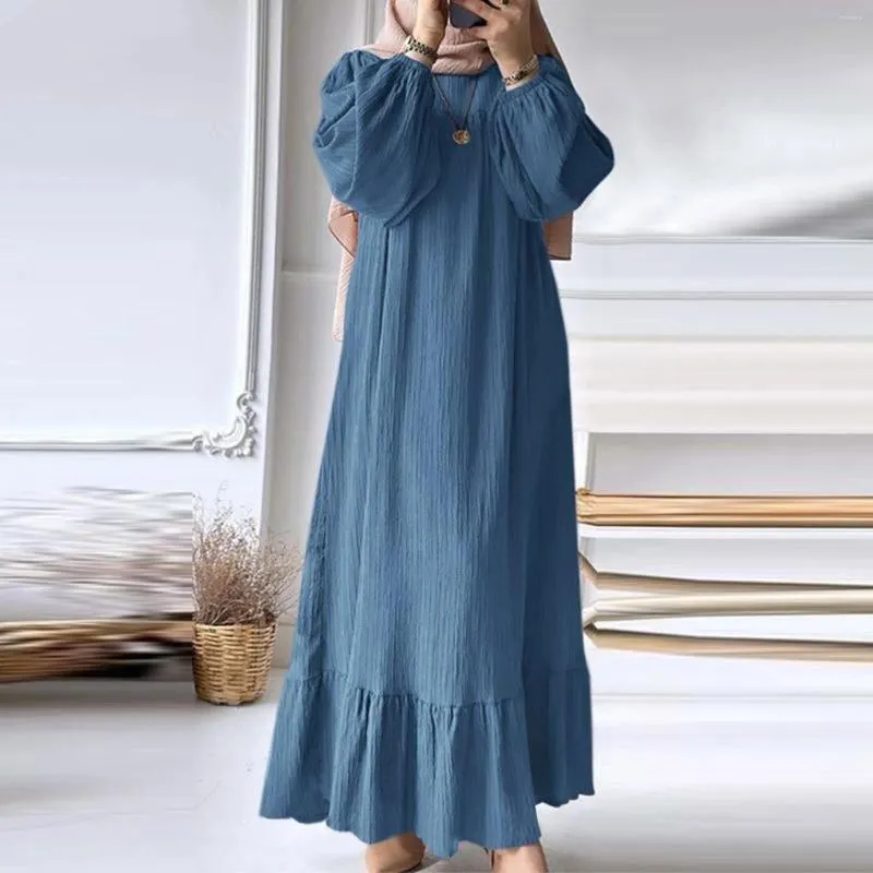 Этническая одежда Основная равнина nida abaya с бесплатным поясом высококачественные мусульманские женщины скромные простые платья Ид Рамадан Исламский