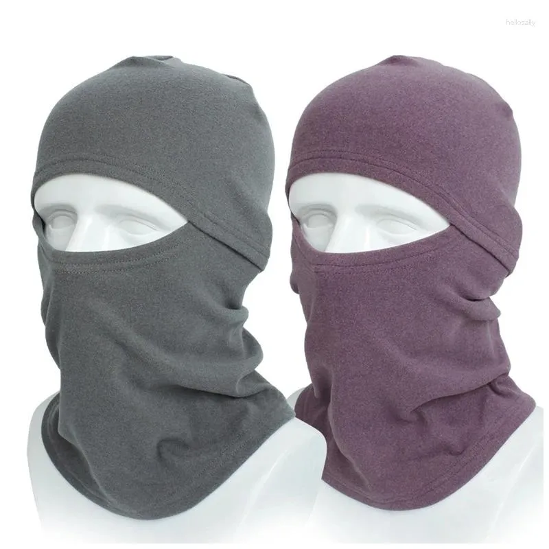 Berets unisex winter balaclava hoed gezicht masker koud weer winddichte hap nek warmer outdoor motorfiets bandana volle hoes cap