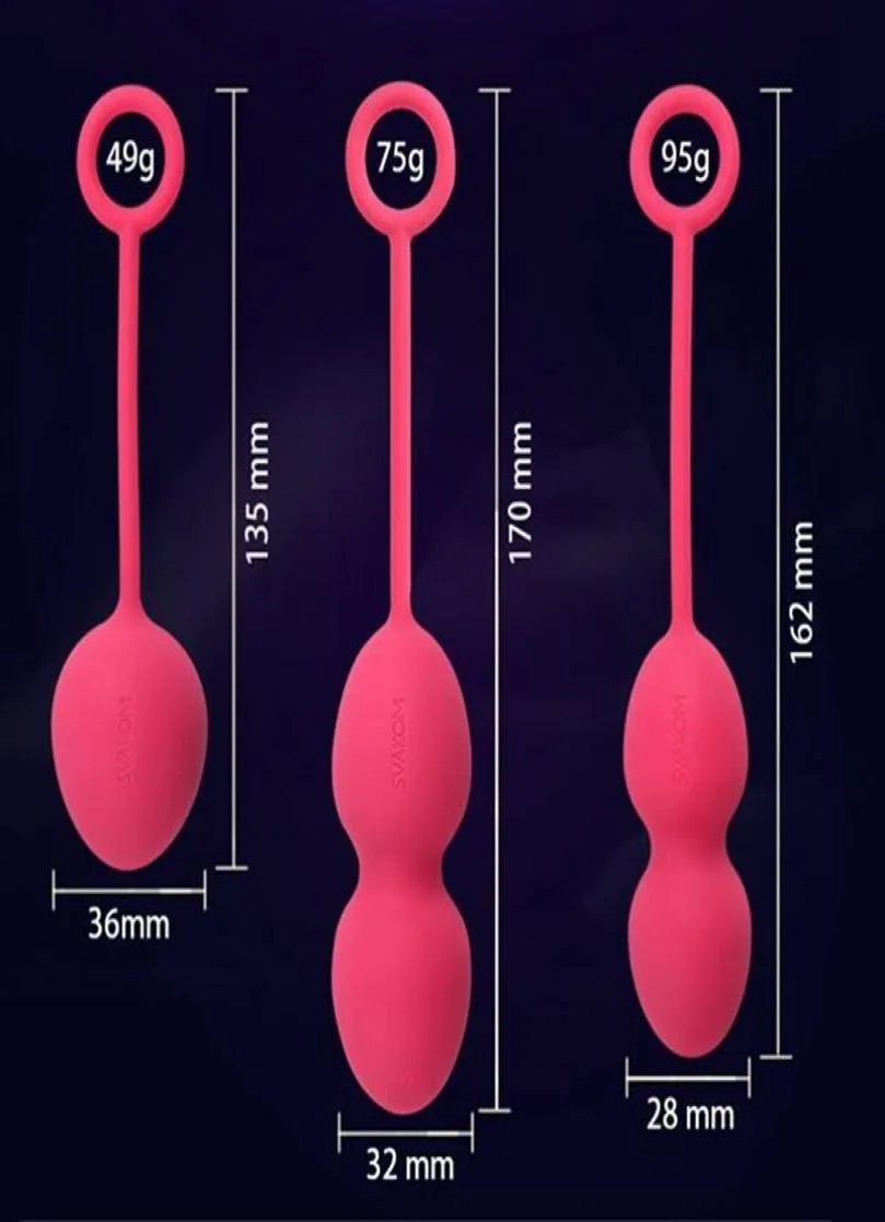 Genuíno svakom nova luxo de silicone completo ben wa bolas 3 em 1 kegel exercício bola vaginal apertada brinquedos sexuais para mulher 172 174079020803