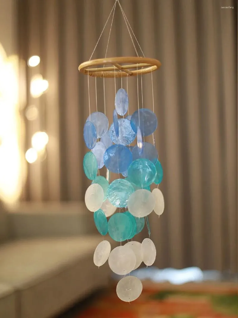 Decorative Figurines Shell Wind Chime Pendant Door Decoration Bedroom Room Small Fresh Creative Birthday Gift For Girlfriend