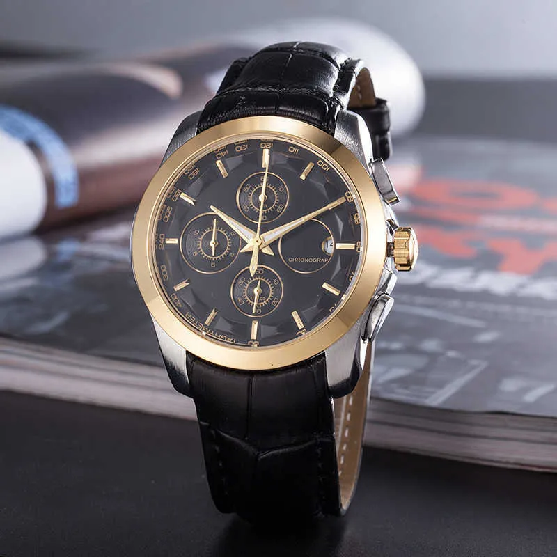 Watch watches AAA 2024 Quality Quartz 6-Pin Quartz Second Running Watch mens watch