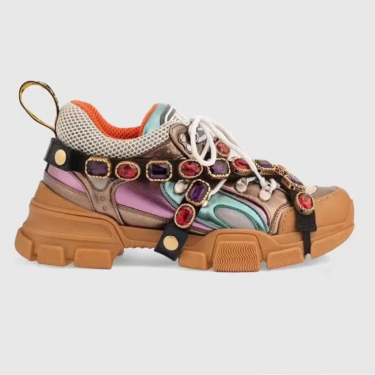 Zapatos de diseño hombres mujeres flashstrek zapatillas con cristales extraíbles botas de senderismo al aire libre