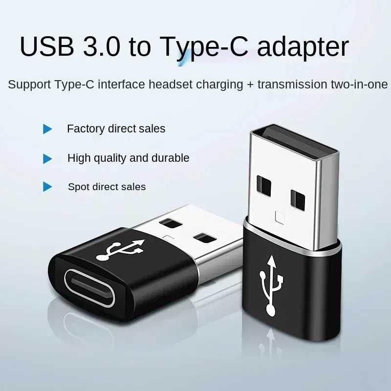 USB 3.0 a USB C 3.1 Adaptador Mini Hiadro Hi-Velocidad USB Tipo C Hembra A USB Tipo A Conversador de datos de datos de carga rápida masculina