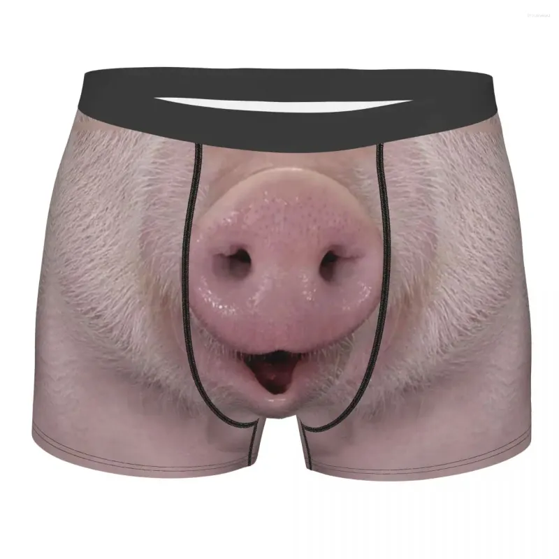 Sous-pants Fashion drôle de nez cochon boxer short culotte mâle de museau animal mâle seins sous-vêtements