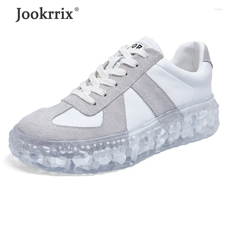 Fitness Shoes jookrrix 2024 Женщины летние женские модные повседневные кроссовки бренд удобная леди подлинная кожа zc2222