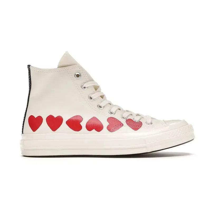 Red Heart Pink Casual Shoes For Women And Men 1970 Designer Collection With Big Eyes Pink Heart And Heart Shape Classic Canvas Materials From Dhunkshoes 26 DHgate.Com