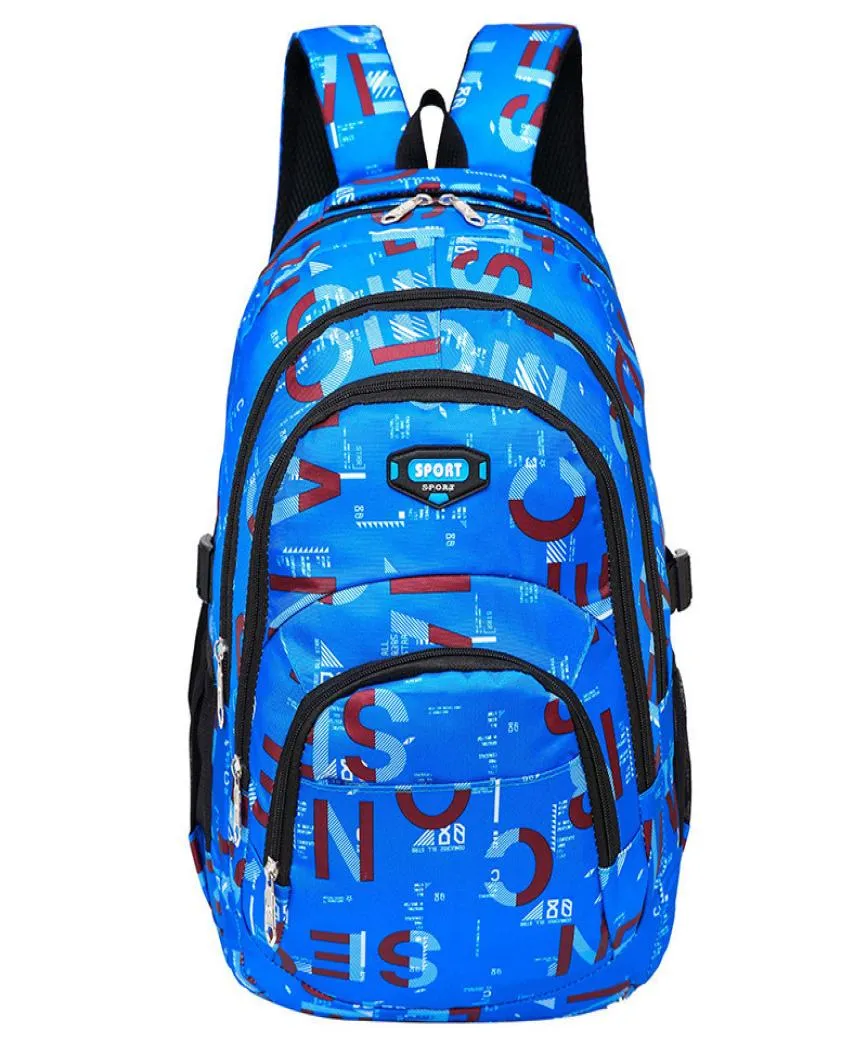 Högkapacitet barn skolväskor för pojkar vattentäta ryggsäckar manliga resväska satchel ryggsäck mochila skolväskor y181008041309815