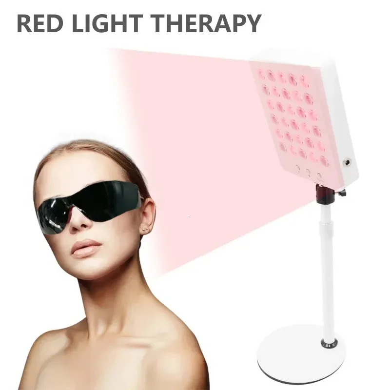 Terapia com luz vermelha LED 660Nm e 850nm Anti -envelhecimento da lâmpada de lâmpada de lâmpada Remoção da dor de pele Compolável Remoção 240430