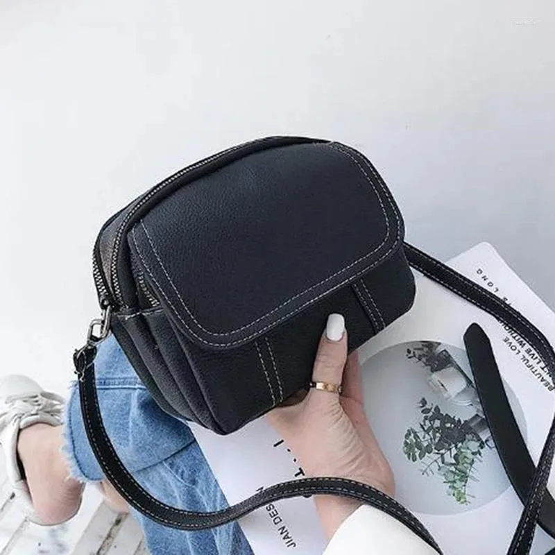 Shoulder Bags Women Handbags Flap Messenger Bag Small Lady Handbag Crossbody For Femme Cow Leather Mini Casual Single
