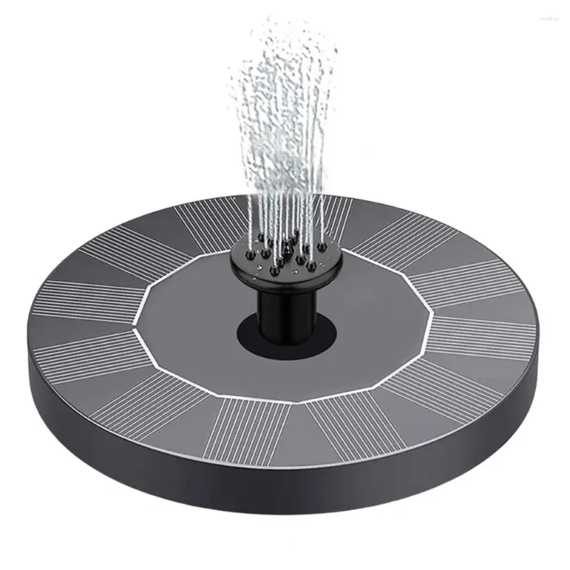 Tuindecoraties Fountain Compact Mini Yard Floating Solar met beugel Tube 0-60 cm Hmax 1.2W Home Decor