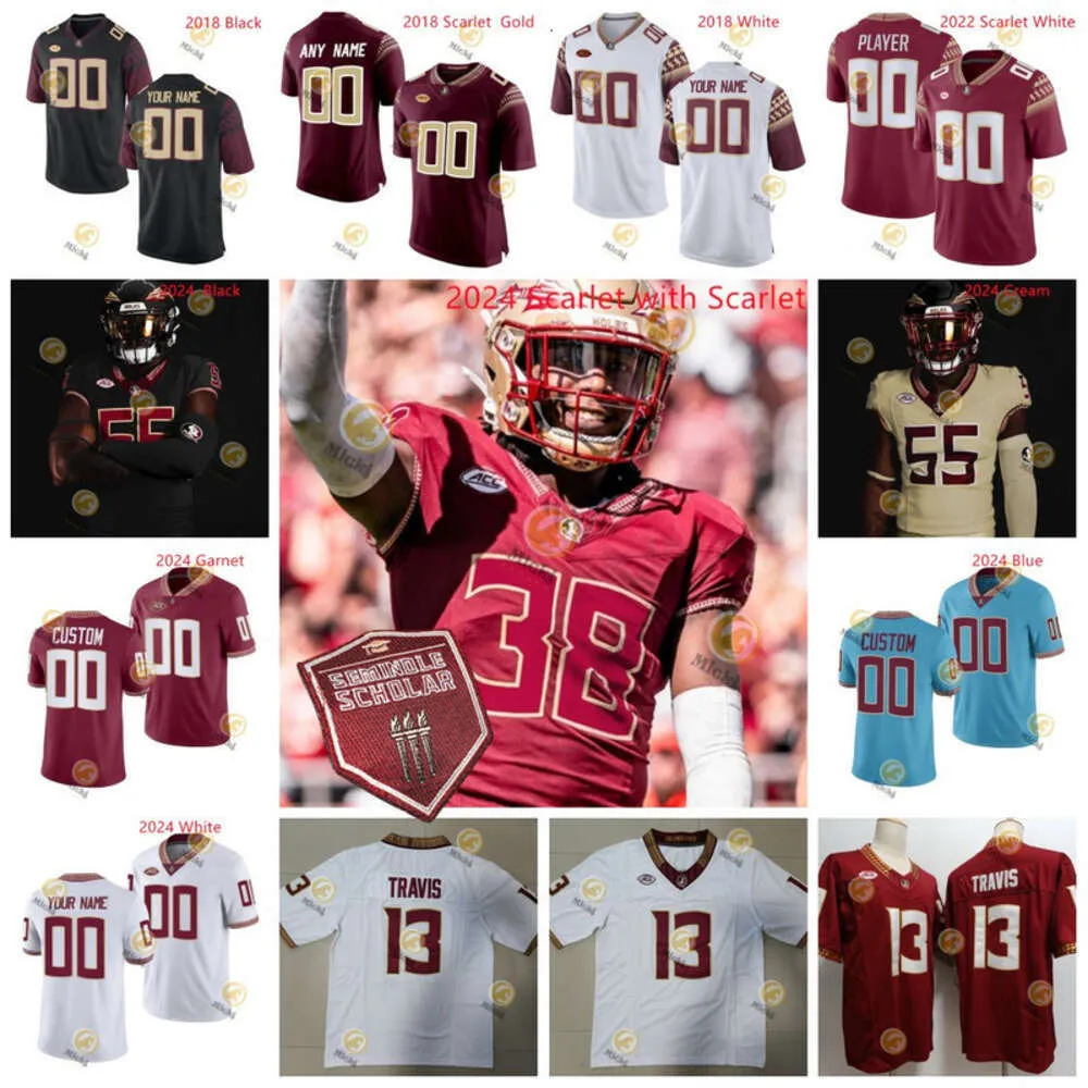 Florida State Football Jersey: Asante Samuel Travis, Lovett More  Custom NCAA Jerseys