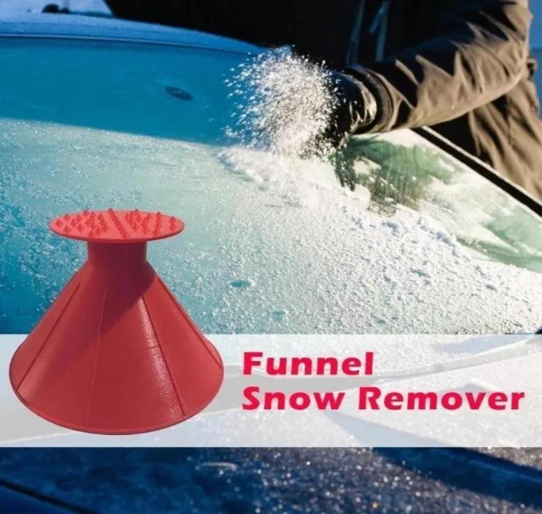 Pillow Car Magic Snow Remover Ice Scraper Window Windshield Oil Funnel Shovel Cone Deicing21688673976039