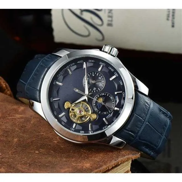 Titta på Watches AAA 2024 Mens Wis Produktbälte Automatiska maskiner som talar om klockor Mens Watch