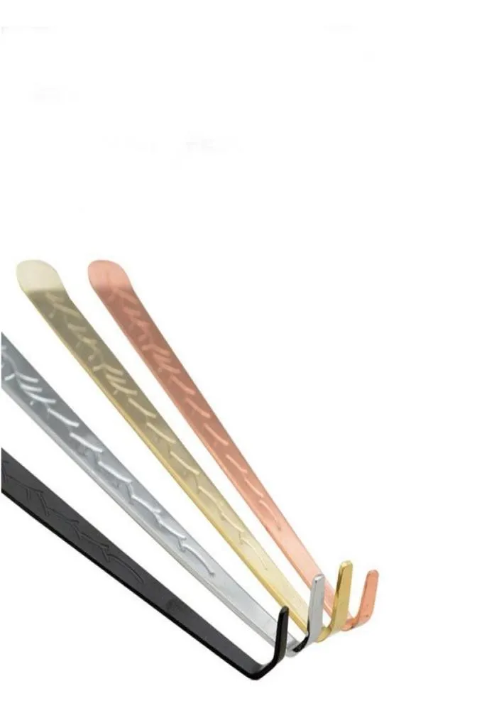 Andere Handwerkzeuge elegante Edelstahl -Haken geschnitzte Muster, die locken Dochtlaucher Kerzenschnupper an Jllnoy Sport7774320510 herausbringen