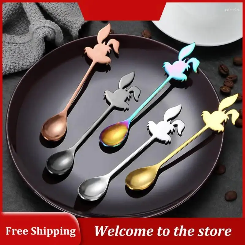 Spoons Spoon Durable Smooth Adorable Stirrer Trendy In-demand Coffee Easy To Clean High Quality Lovely Dessert Accessory Fun Cute