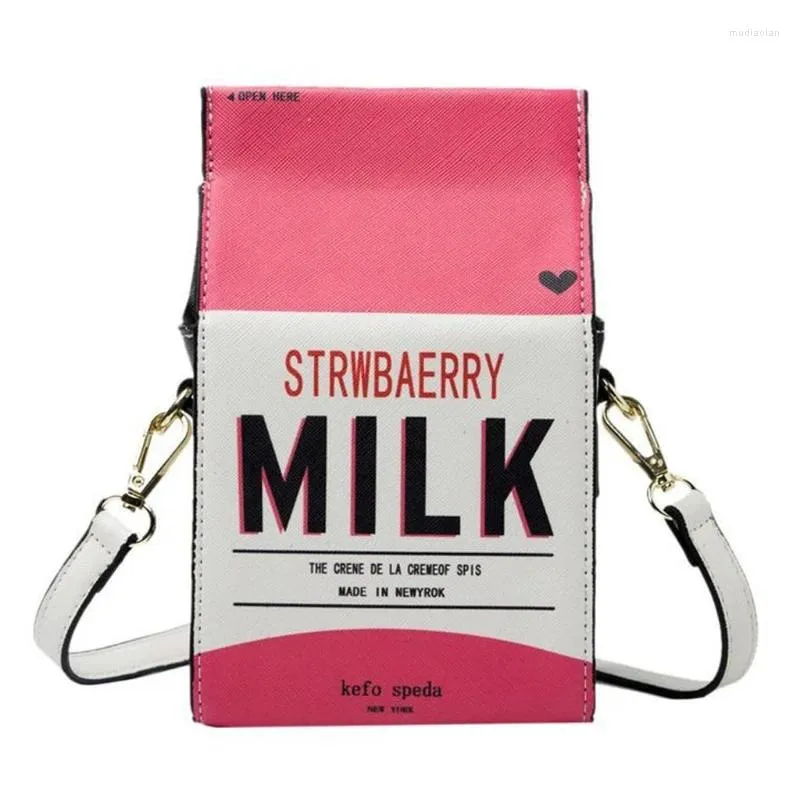 Strawberry milk carton bag 2025