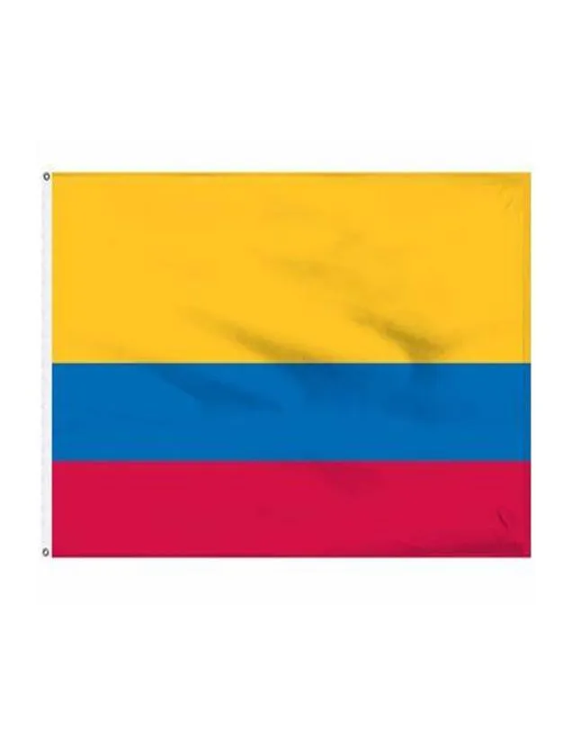 Columbia Country National Flags 3039x5039ft 100d Polyester Outdoor von hoher Qualität mit zwei Messing -Teilen5819397