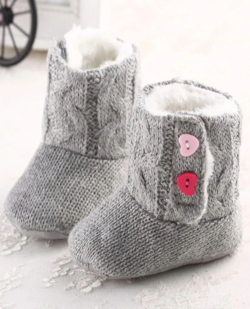 Stivali da neve invernali per bambini inverno in pile in pile per bambini in pile per bambini in lana per neonati calda e sola scarpe da fondo di cotone 5p7393537