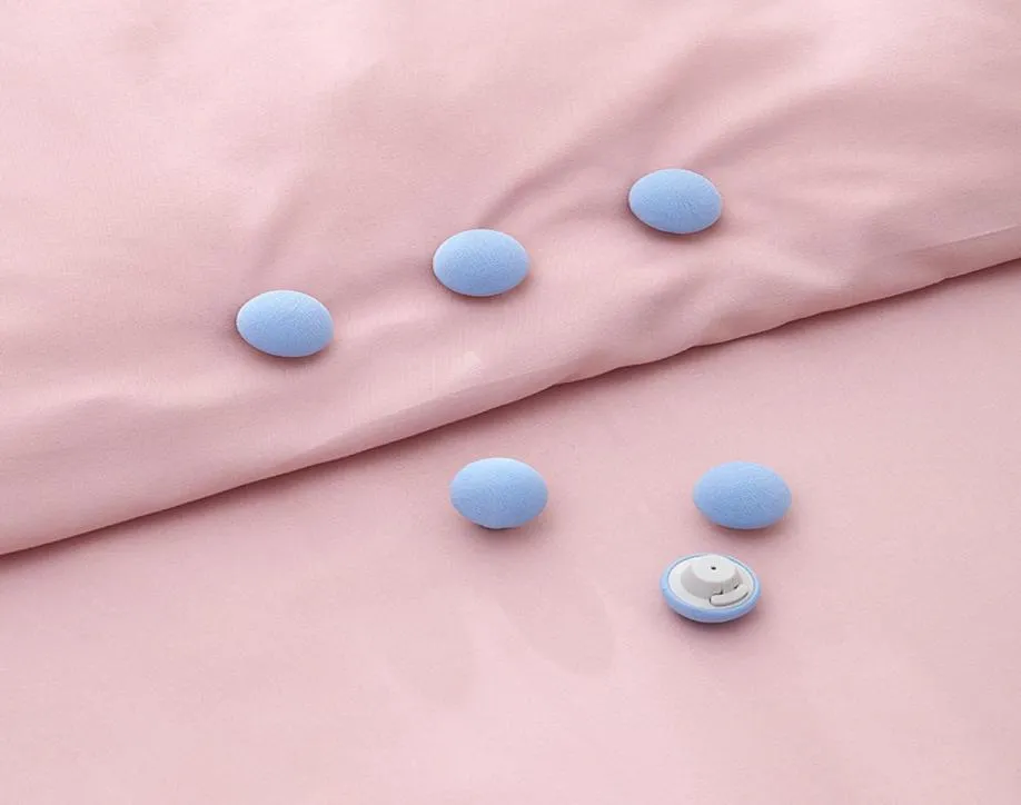 20pcsset lits de lits de lits courette Clip Autres fournitures de literie Une clé pour déverrouiller les couvertures couvrent le support de fixation du support de lit de lits de lit de champignon