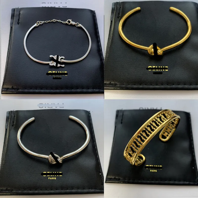 Créateur de mode à vente chaude New Celi Bangle Paris Personnalité Bracelets de marque classiques pour femmes Bracelet bracelet à la Saint-Valentin 18 km Cadeau de la Saint-Valentin