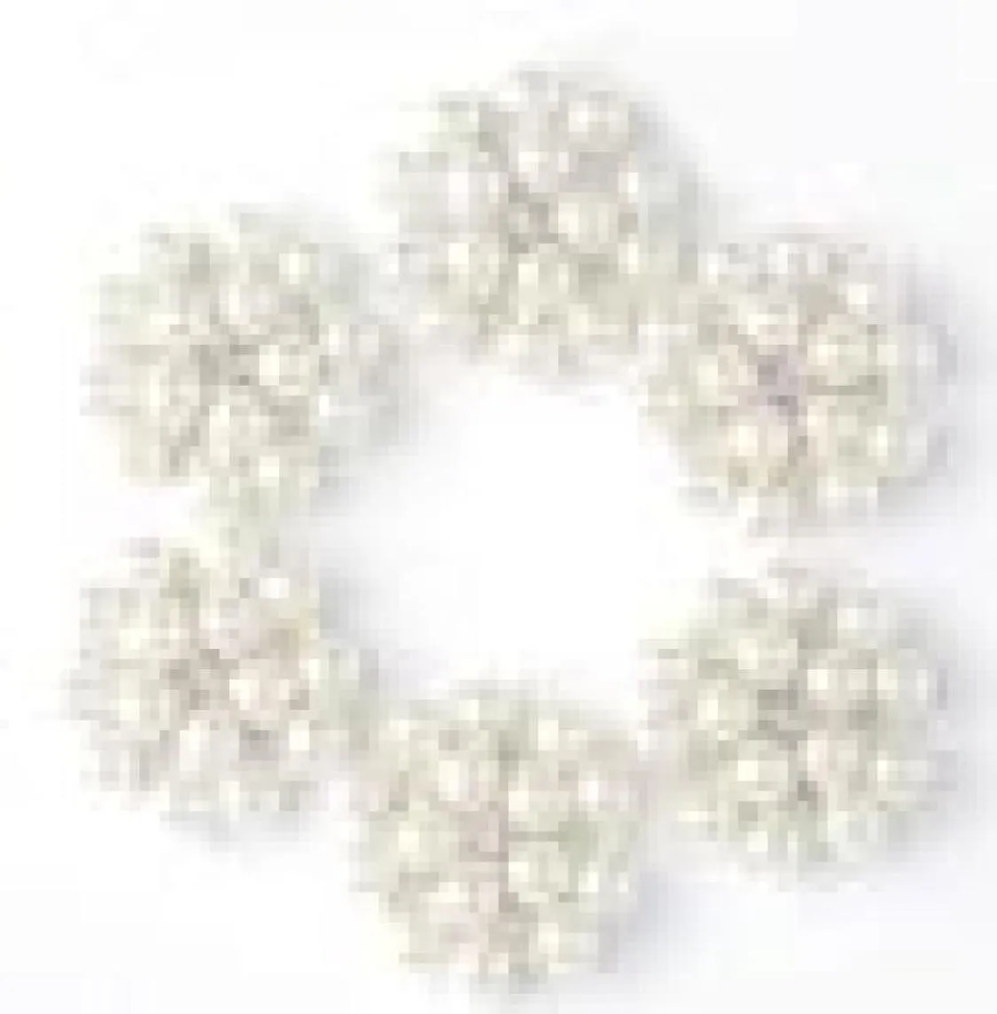 Pulsini perle da 24 pezzi di perle in cristallo in argento perline piatti piatti eleganti Accessori per abbellimenti per la festa di nozze1959372