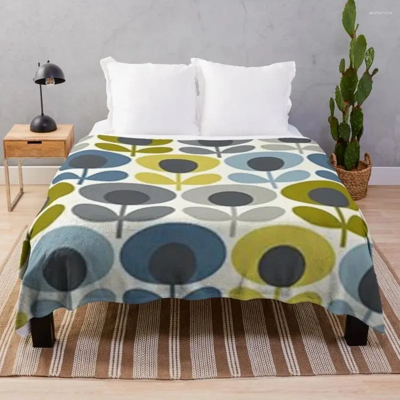 Cobertores Orla Kiely Floral Throw Blain for Baby Extra grande